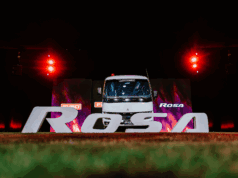 FUSO presenta el nuevo bus Rosa para transporte de personal