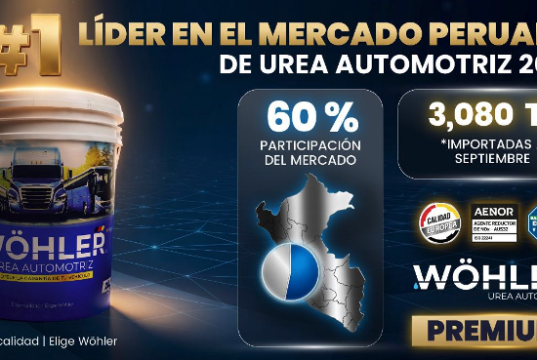 WÖHLER reafirma su liderazgo como el mayor fabricante de urea automotriz europea a base de gas natural