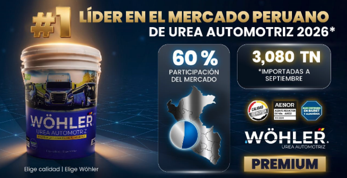 WÖHLER reafirma su liderazgo como el mayor fabricante de urea automotriz europea a base de gas natural