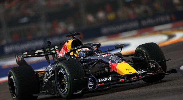 Red Bull Ford Powertrains celebra un hito histórico con la victoria en el GP de Singapur